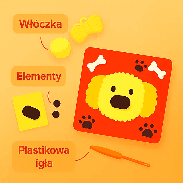 KreaPuszek - Zestaw do szycia montessori