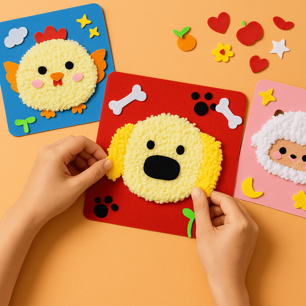 KreaPuszek - Zestaw do szycia montessori